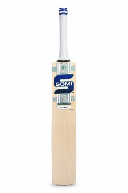 SOMI Storm Cricket Bat - Front View with Branding